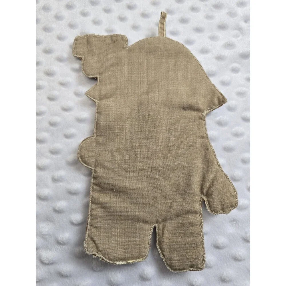 Quilted Handmade Puppy Dog Kitsch Wall Hanging Potholder Hobo Overall Sam Decor